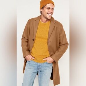 Old Navy Men's Camel Brown Trench Coat XXXL NWT